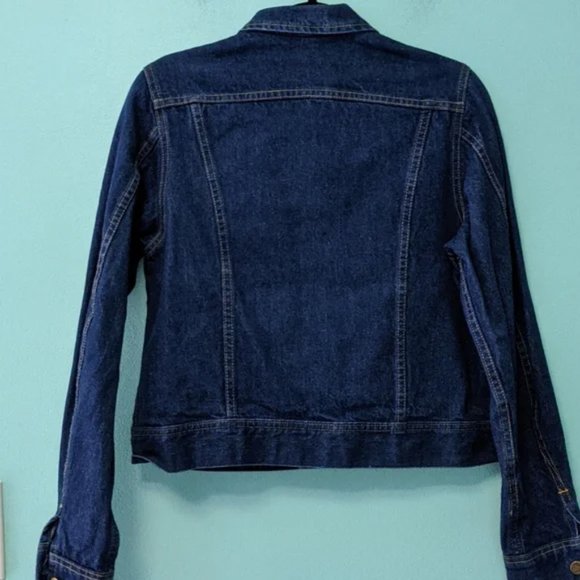 Lee Ms Lee Vintage Denim Jacket - No Tag - (pit to pit 20, length 20, sleeve 26) - Picture 4 of 4